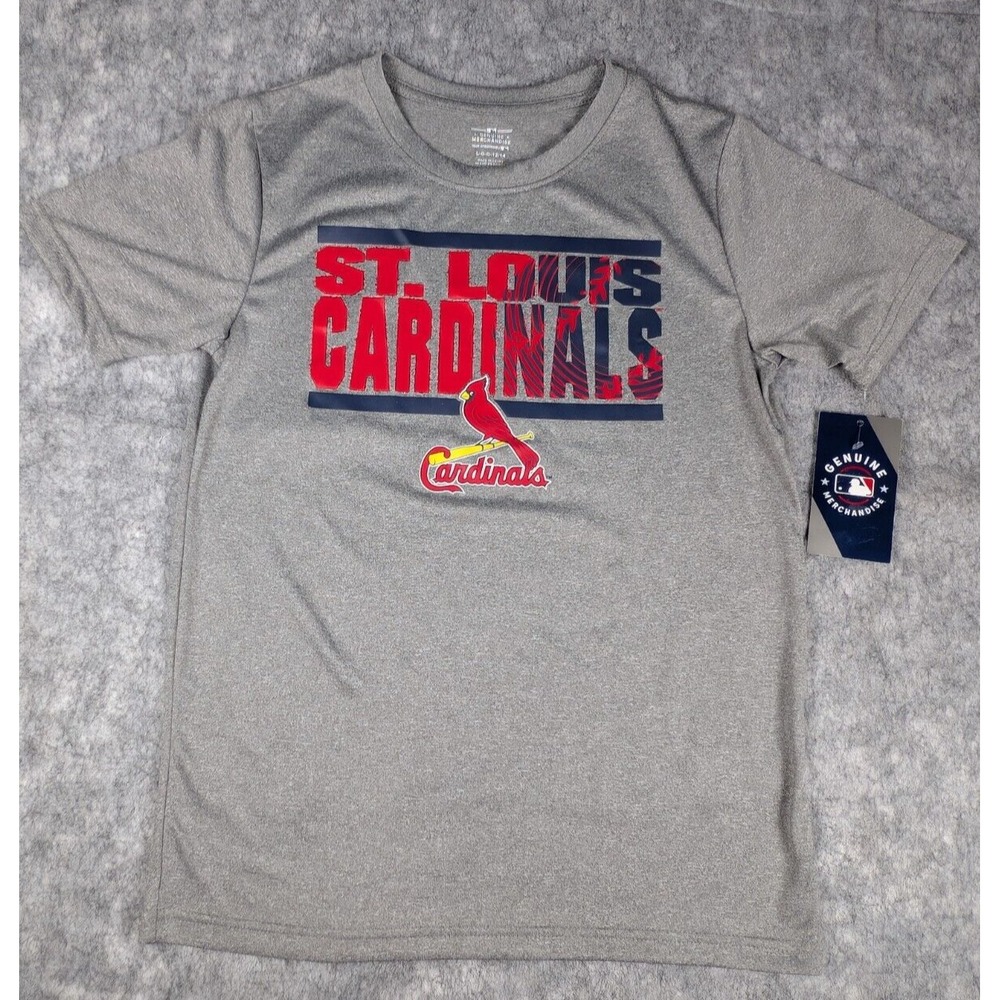 St. Louis Cardinals | Team Athletics | Heather Gray | Boys' Graphic T-Shirt | XL